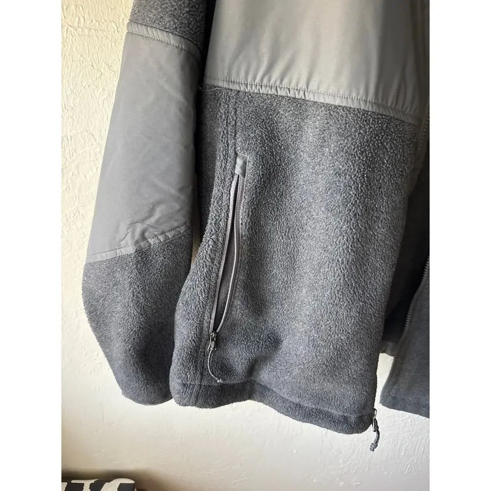Men's Columbia Gray Fleece Jacket Size XXL